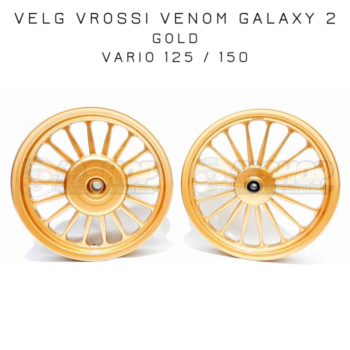 murah  Velg V Rossi Rossi Venom Galaxy 2 Gold Copy Daytona PnP Vario 150 125 terbaru