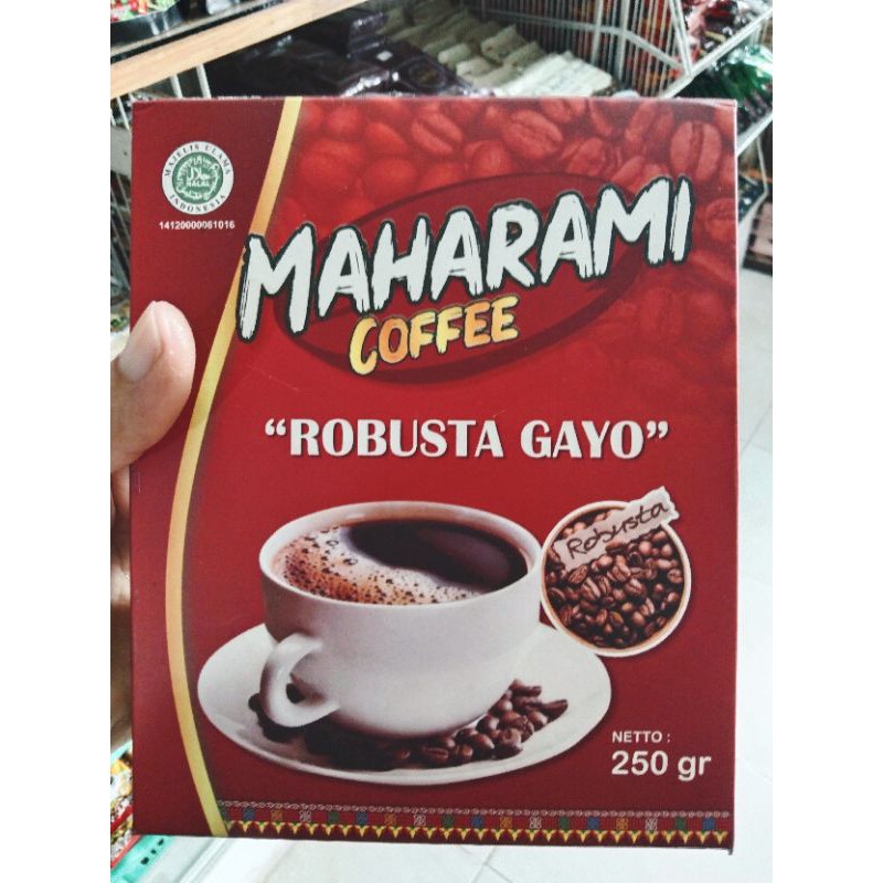 

Kopi Robusta Gayo Maharami 250 g