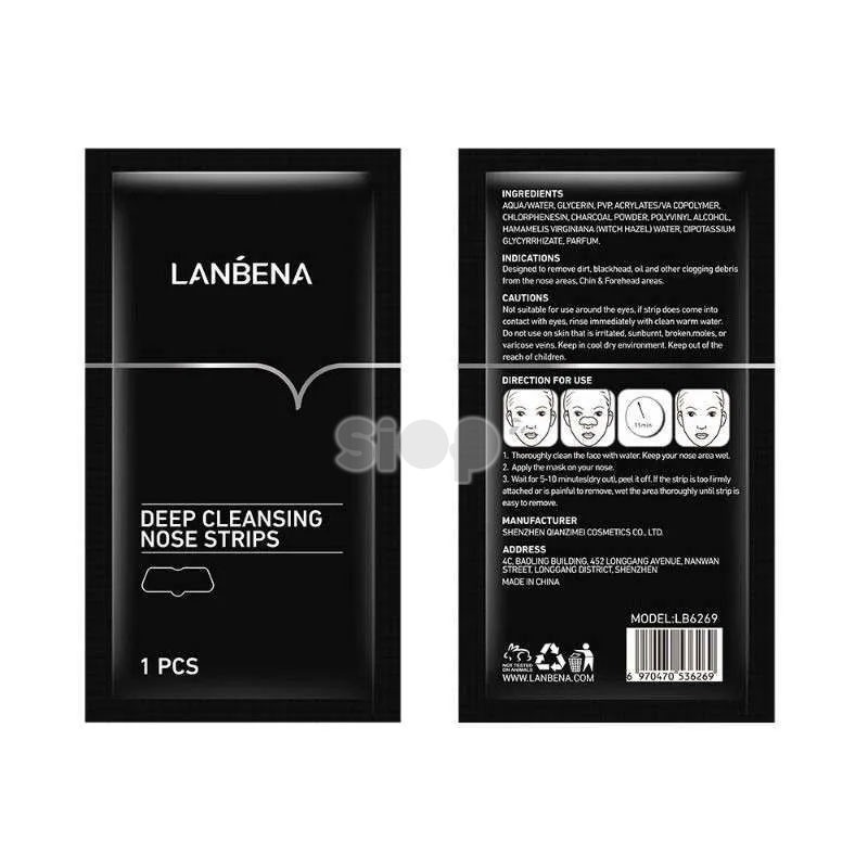 LANBENA Nose Deep Cleansing Strips Blackhead Acne Remover [ Saset]