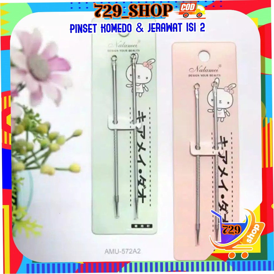 Pinset Komedo Jerawat / Alat Pembersih Jerawat Komedo Import Best Seller