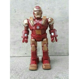 1017Bb Mainan  Robot  Ironman Bisa  Jalan  Bersuara 