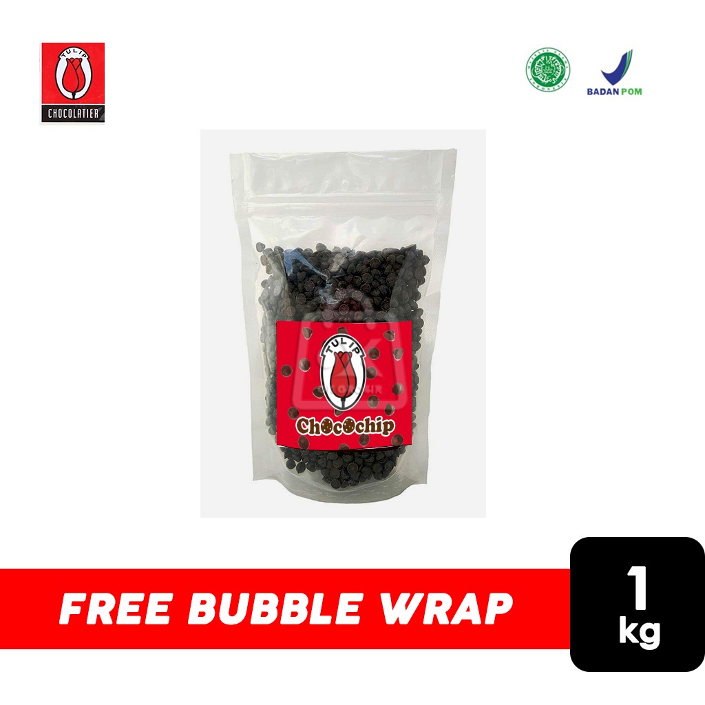 

Tulip Choco Chips Dark / Coklat Chip / Chocochip (1 kg)