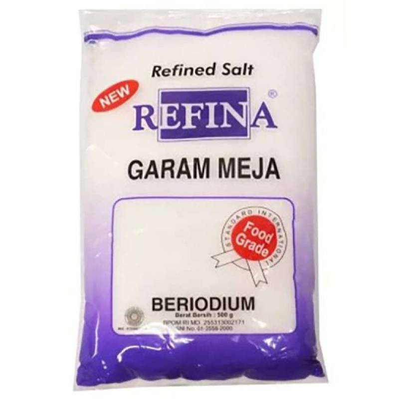 

Refina Garam Meja Murni 500gr (1 Bungkus)