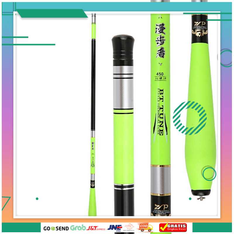 (BISA COD) FTIHSHP Joran Pancing Carbon Fiber Stream Fishing Rod - 5841