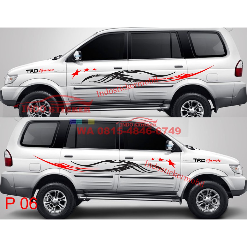 NEW STIKER MOBIL PANTHER STICKER STIKER TRIBAL MOBIL ISUZU MUX PANTHER KIJANG MITSUBISHI KUDA Shopee Indonesia