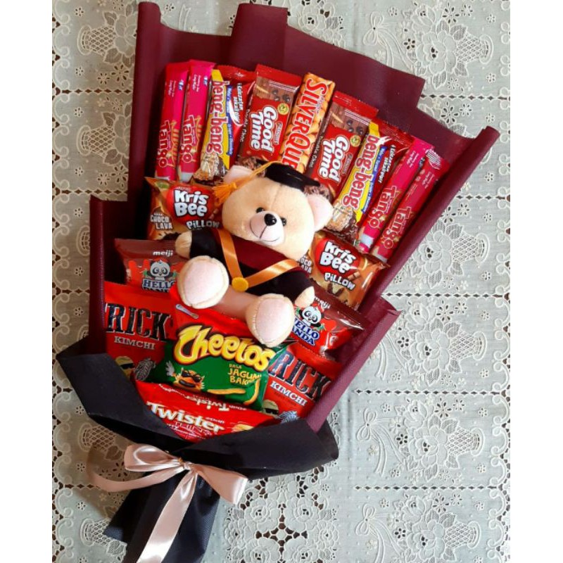 Jual Bucket Snack Murah Buvket Wisuda Bucket Snack Boneka Murah Boneka Wisuda Shopee Indonesia