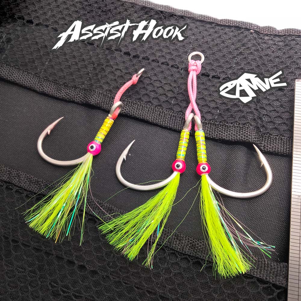 Assist Hook Zamve Assist Hook GID Assist Hook Metal Jig Kail Pancing