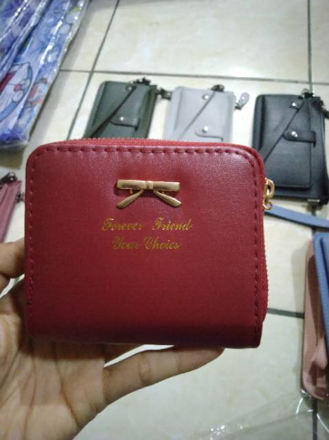 Dompet mini Dompet Kekinian Dompet mini ribbon Dompet import Dompet koin Wallet