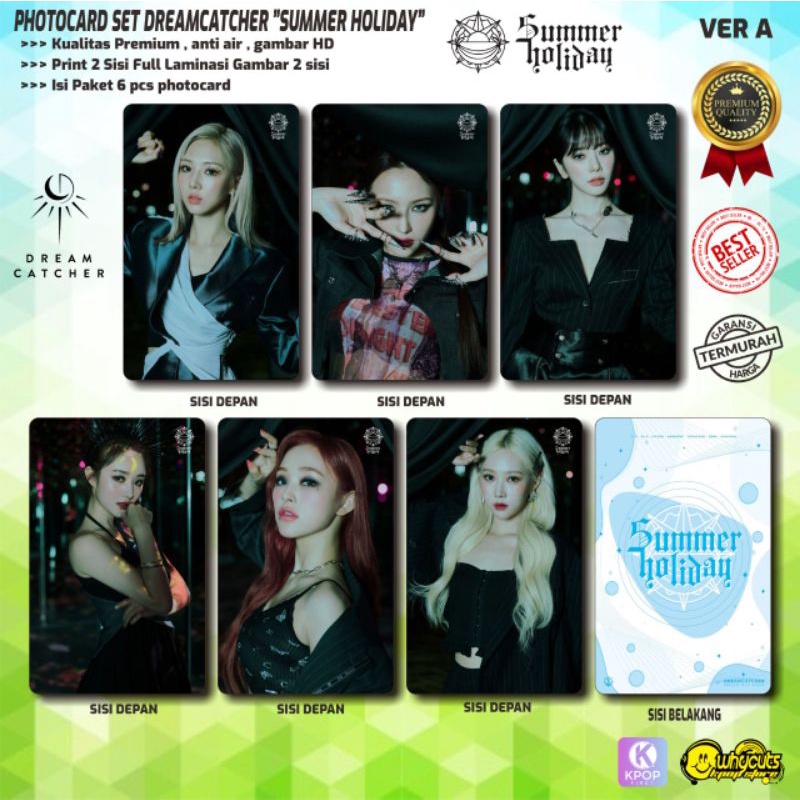 PHOTOCARD SET KPOP DREAMCATCHER // PREMIUM // SUMMER HOLIDAY