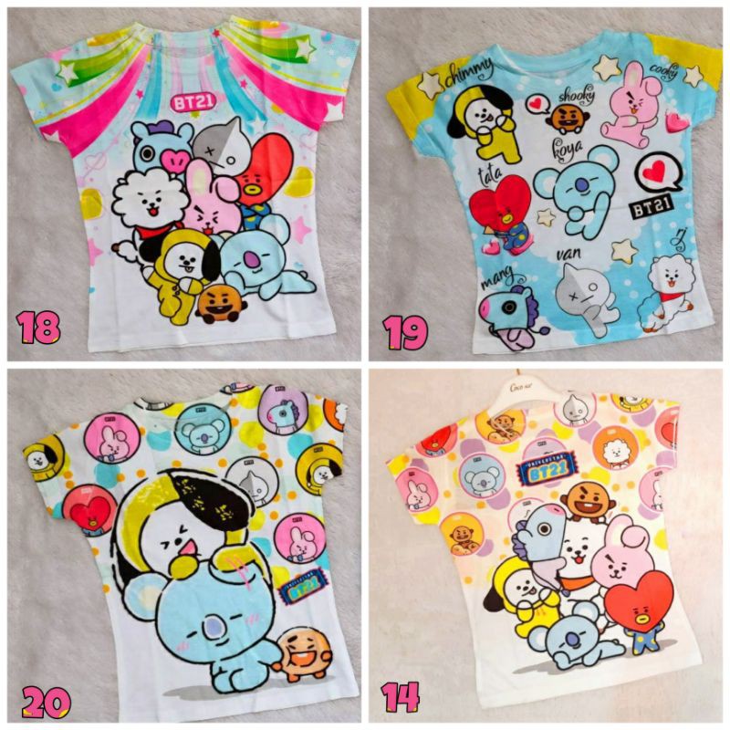 Coco Ice Kaos Anak BT21 BTS