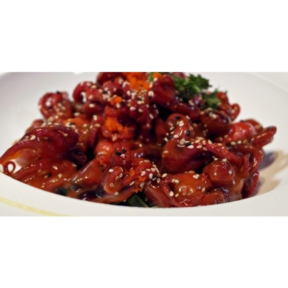 

CHUKA IDAKO SALAD BABY OCTOPUS/BABY GURITA BABY OCTOPUS SEASONED SALAD FROZEN HALAL 250GR
