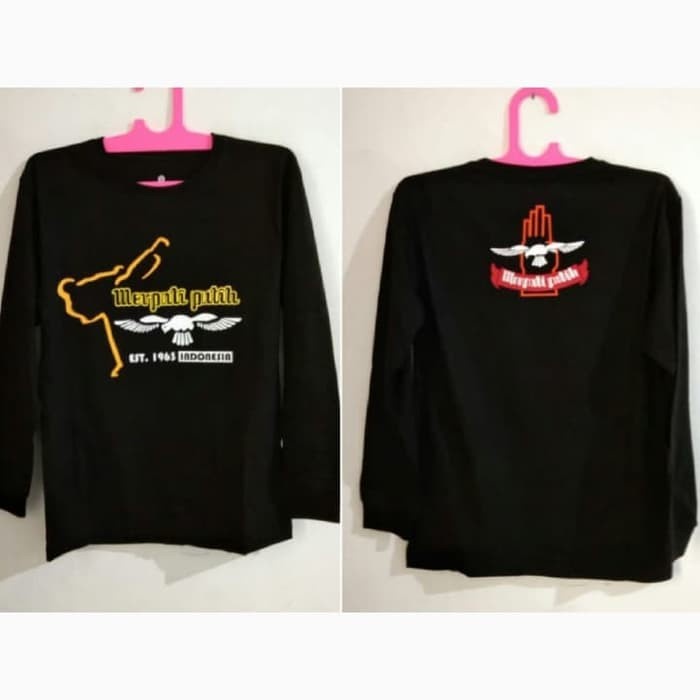 kaos lengan panjang/t shirt/baju keren PENCAK SILAT MERPATI PUTIH