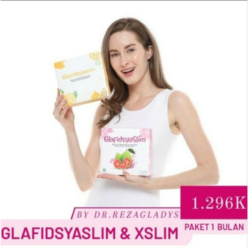 Glafidsya slim dan xslim untuk 1 bulan by glafidsya medika