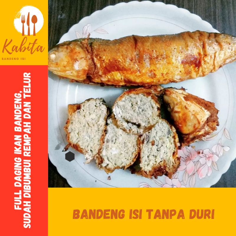 

Bandeng Isi Tanpa Duri/Kabita Bandeng Isi + Sambal Korek Pedas