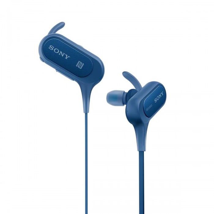 Sony MDR XB50BS   XB50BS Bass Sports Bluetooth In Ear Headphone Biru