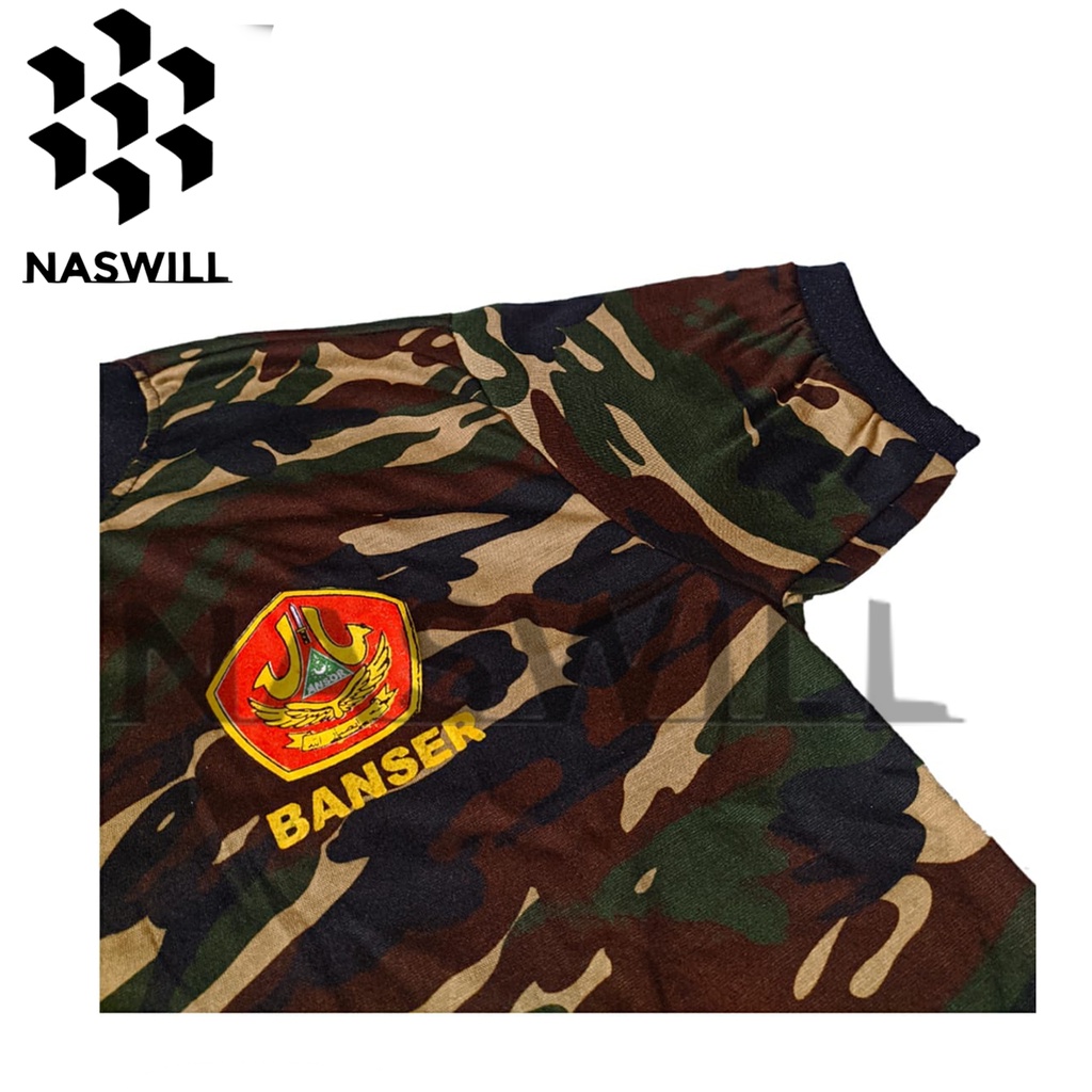 Kaos Lapangan Banser Lengan Pendek/Lengan Panjang Kualitas Terbaik Terbaru Termurah