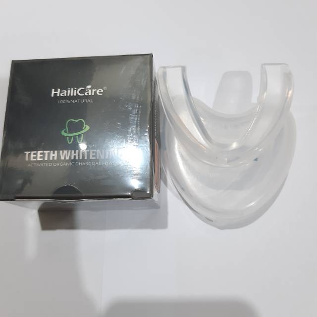 Paketan gumshield teeth whitening pelindung mulut pemutih gigi set