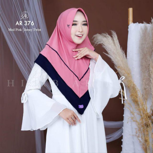 Hijab Ar Rafi AR 376 hijab instan new ar rival  original | INAYAHHIJAB-Medpink