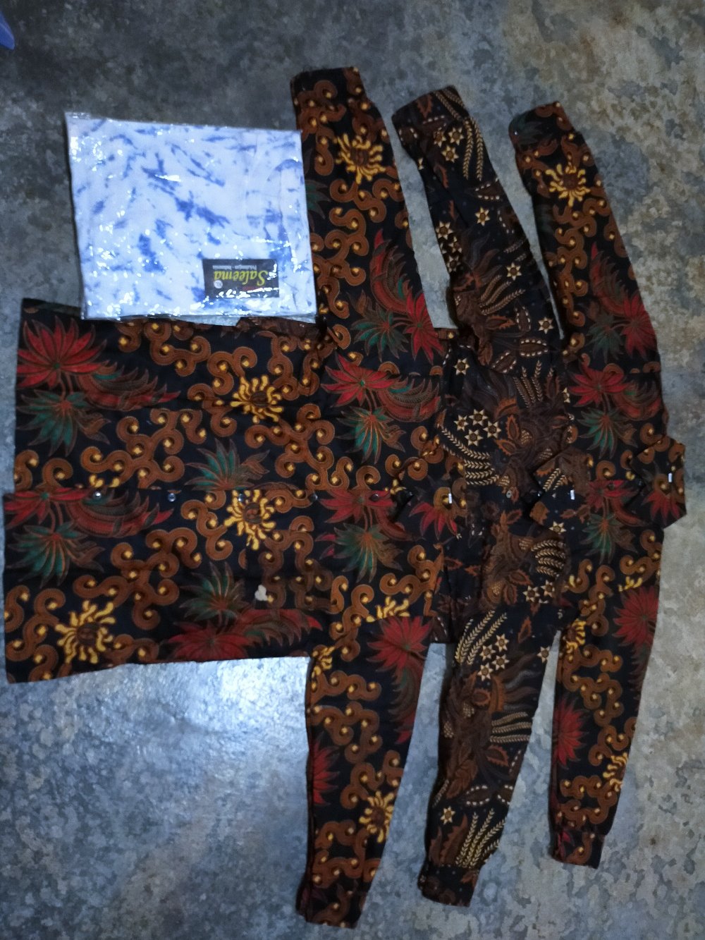 Batik Kemeja Anak Lengan Panjang Ukuran 0-12 Tahun