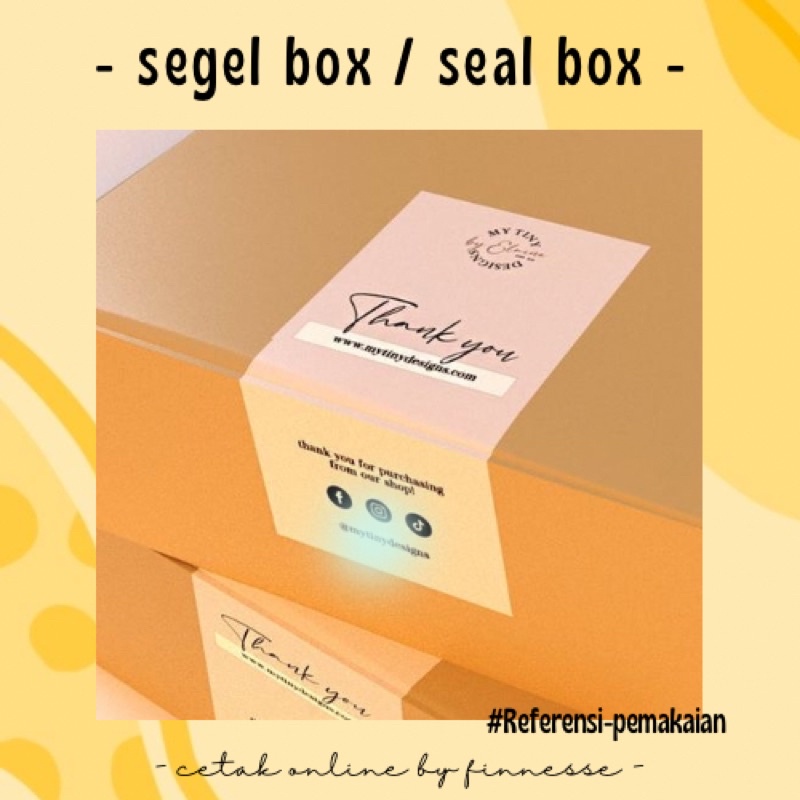 

SEGEL BOX | SEAL BOX | STICKER BOX | SEGEL BOX MURAH |