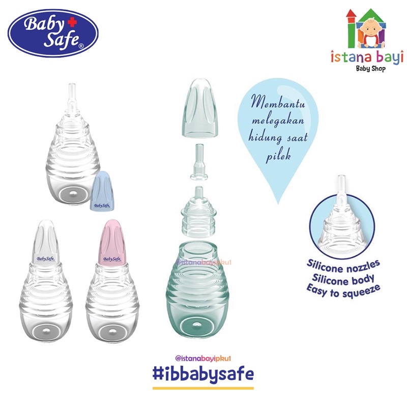 Baby Safe Nasal Aspirator NAS01 - Sedot Ingus Bayi