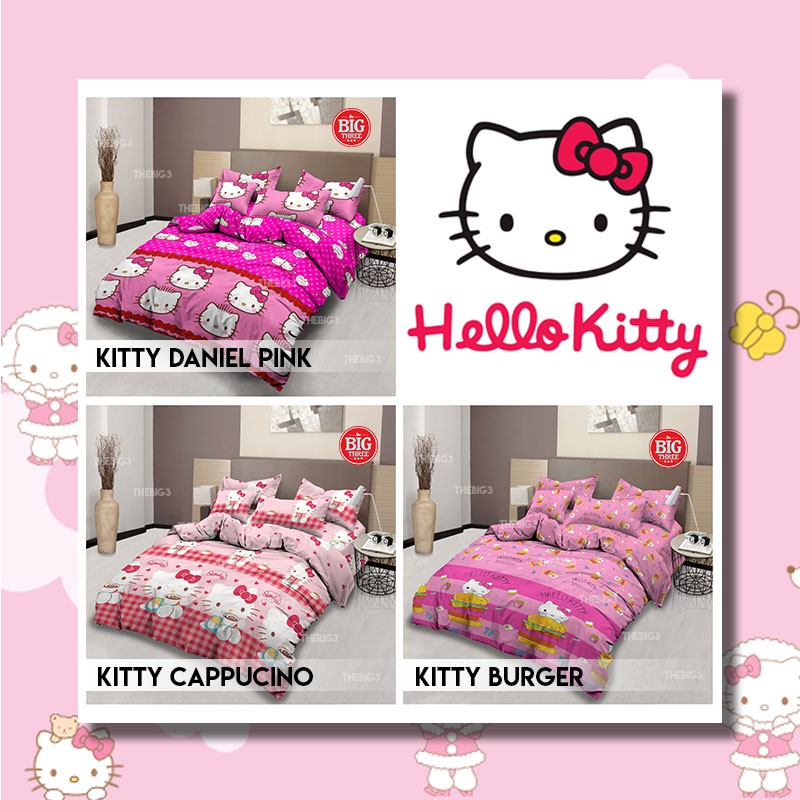 Lady Rose Bedcover 180x200 Motif Kitty Daniel Kd Pink King Size 180 Kucing Pink Burger Ladyrose Bc Shopee Indonesia
