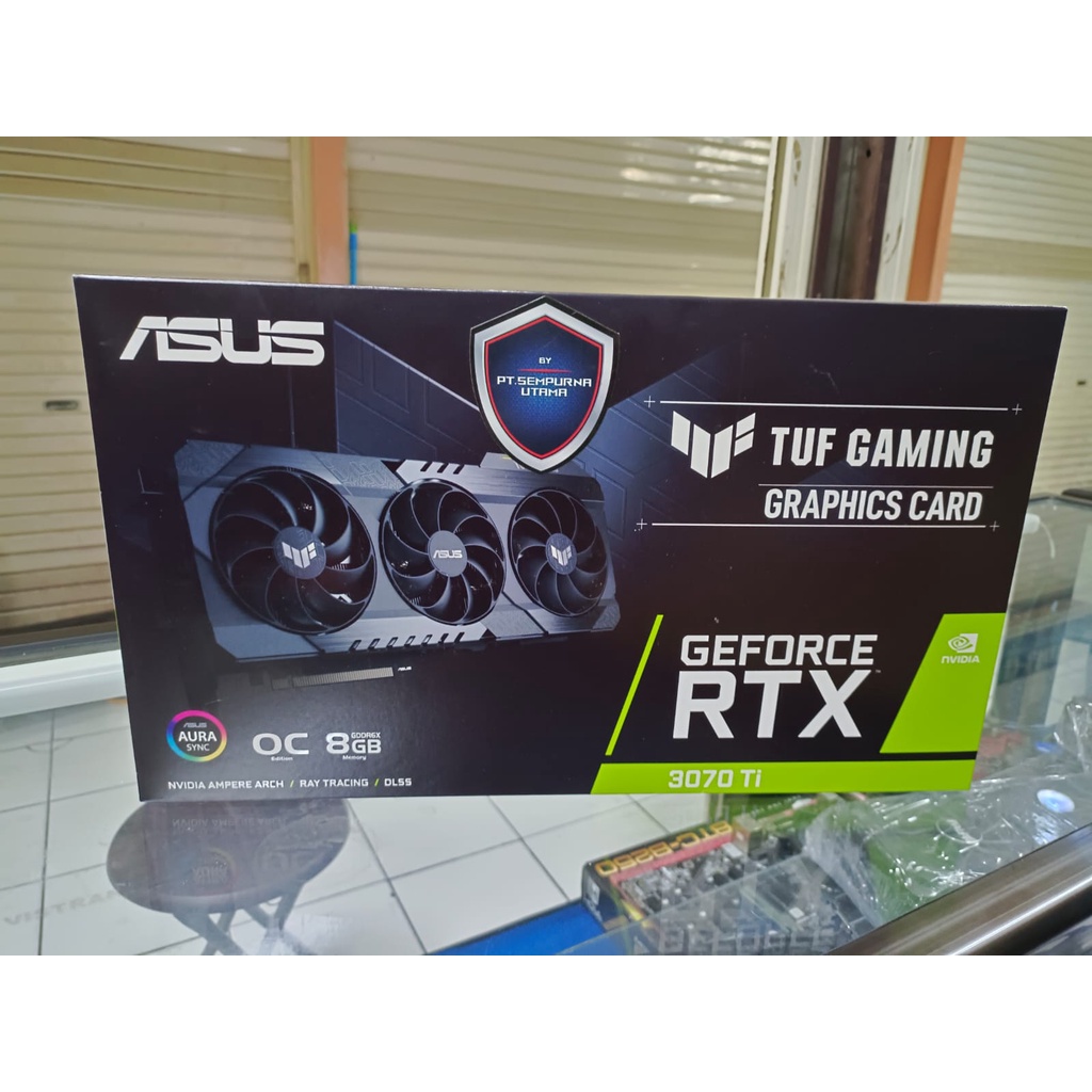 ASUS TUF GAMING RTX 3070 TI OC 8GB GDDR6X 256-BIT - Bekas Mining