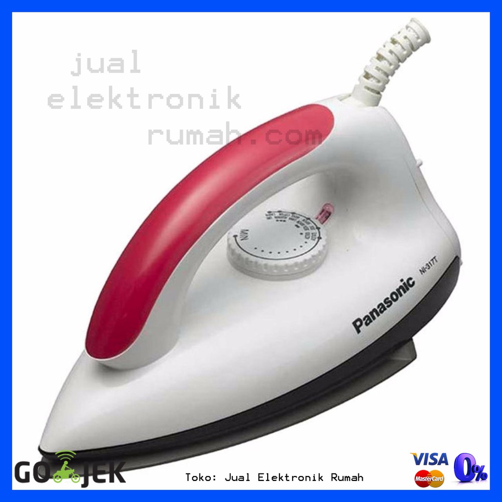 Iron Setrika Panasonic 300 Watt NI317T Cuci Gudang