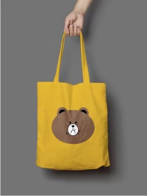 RAMADAN SALE - TOTEBAG BROWNCHIP - TOTEBAG RESLETING