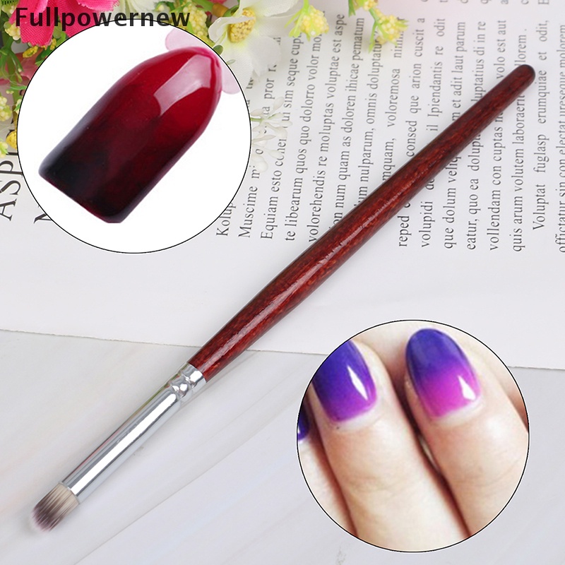 [FULL] Nail Art UV Gel Brush  Handle Angle Manicure Gradient Dizzy Dye Pen