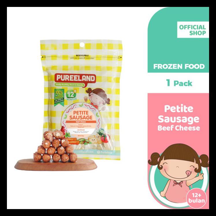 

ORI Pureeland Petite Beef Cheese Sausage / MPASI Bayi Organik