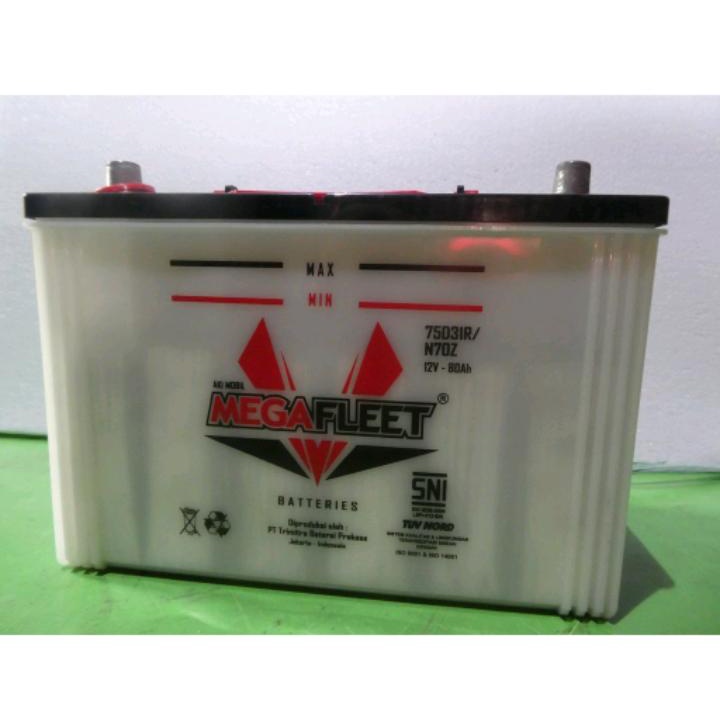 Jual AKI MOBIL MEGAFLEET N70Z (80 AMPERE) | Shopee Indonesia