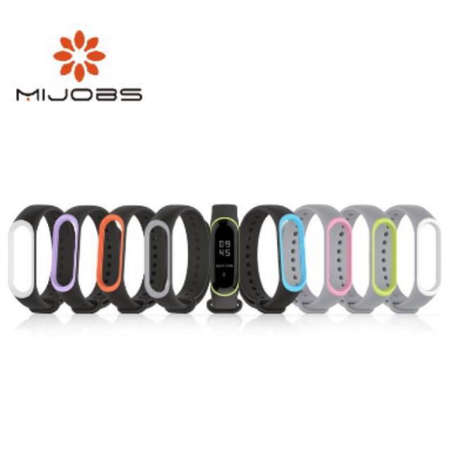 Strap Miband 3 Original Mijobs Dual colour