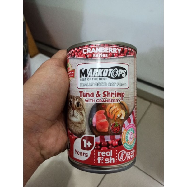 Makanan kaleng kucing markotops kaleng 400 gram all varian | markotops kaleng wetfood