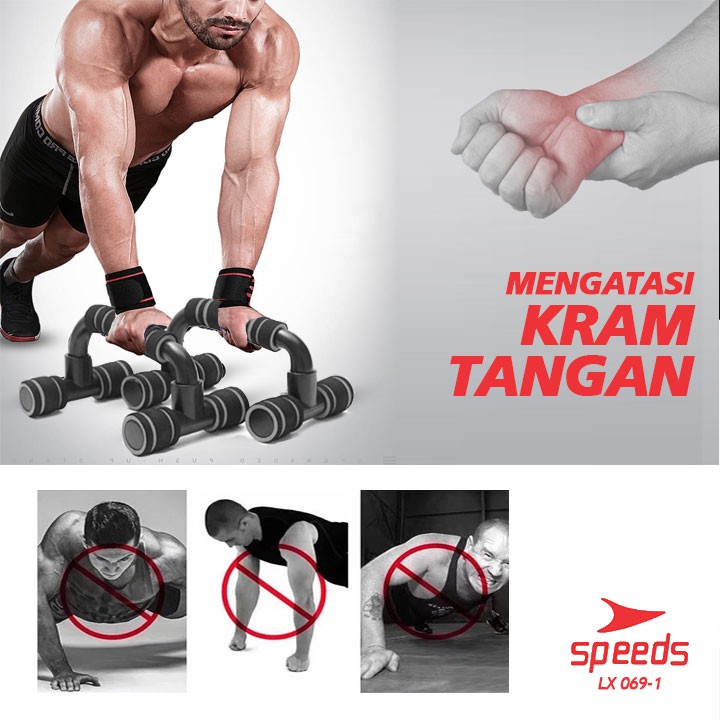 (MAINANKYU) Push Up Stand Bar Alat Bantu Push Up Olahraga Fitness Equipment Pegangan Push Up