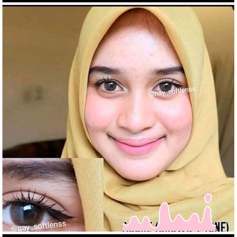 SOFTLENS BROWN NATURAL TANPA RING // NORMAL & MINUS