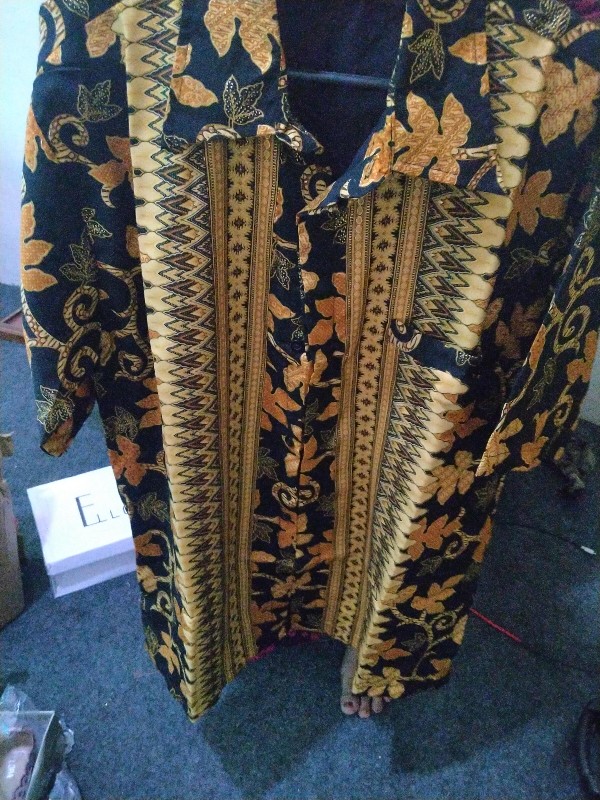 Hem Batik Pria Motif Paya Gold/silfer/maron/fanta/biru/kemeja Batik Pria M L Xl Xxl