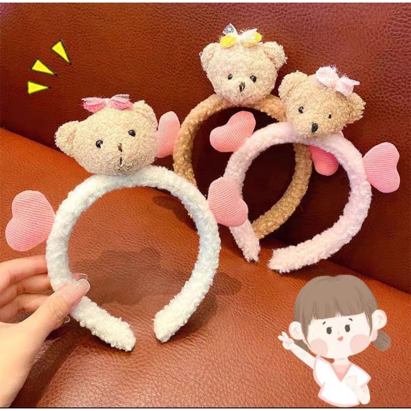 BANDO FLUFFY BEAR RABBIT  / BANDO BONEKA KOREA LUCU / BANDO BERUANG