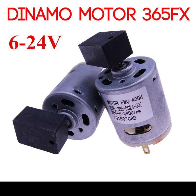 Dinamo Motor Vibration 3400 rpm silent 6-24V (365FX)