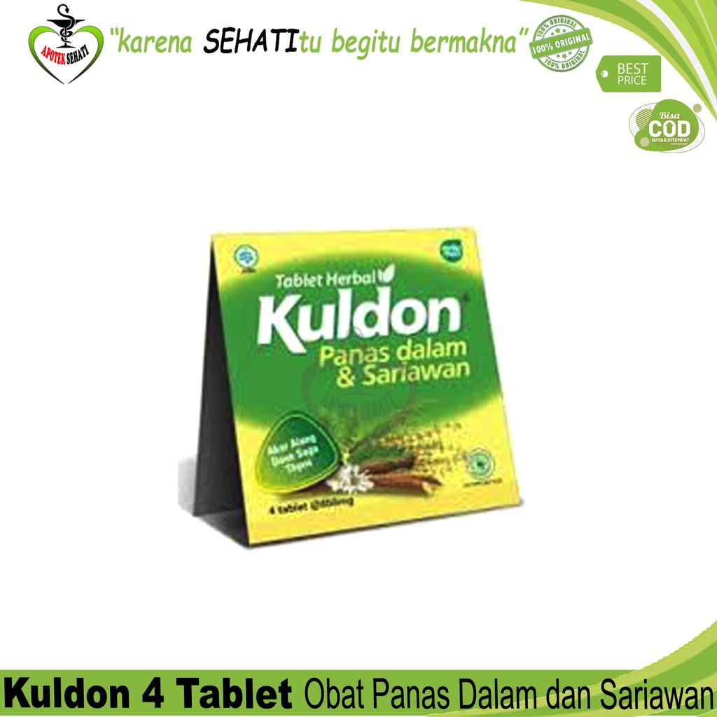 KULDON SARIAWAN 4'S / Tablet Panas Dalam Tenggorokan Kering