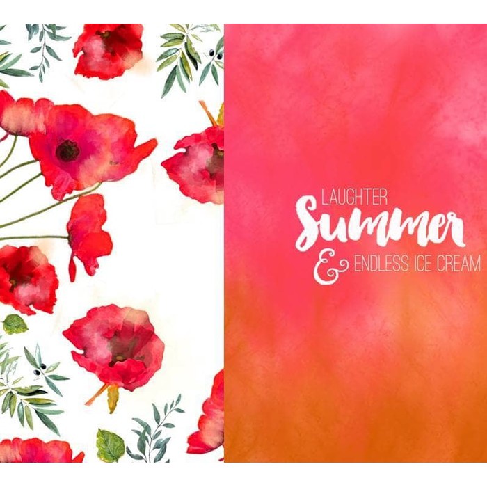 Kertas Scrapbook - Shadows of Summer Design