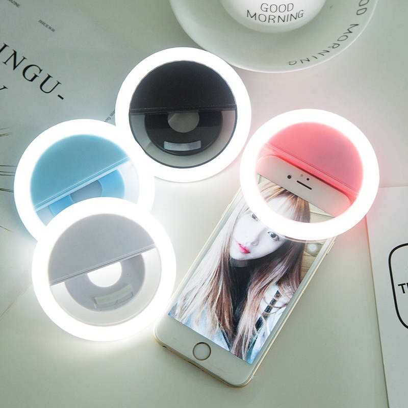 Ring Light Selfie Mini Lampu Tiktok Bisa Di Cas Free USB
