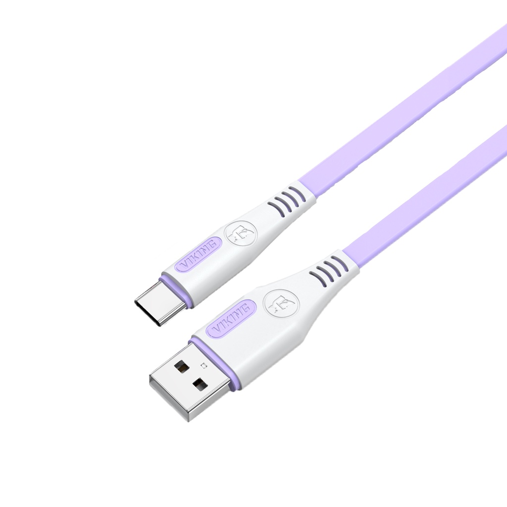 VIKING Kabel Data USB TYPE C 100cm Fast Charging 3A Original for Samsung XiaoMi Vivo Oppo Asus Realme Ori Cable Tipe C