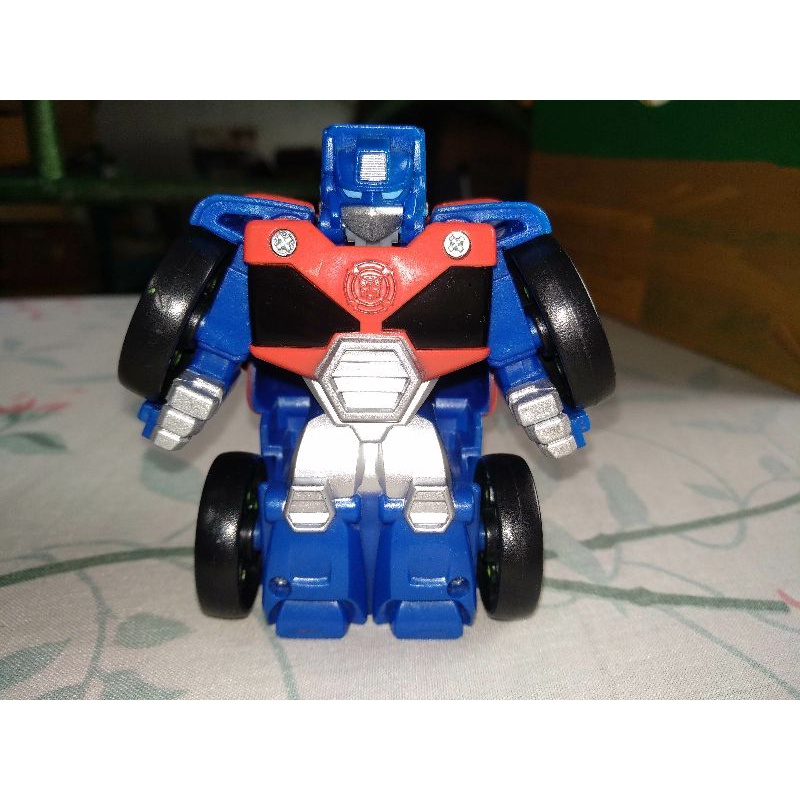 playskool heroes transformers rescue bots flip racers optimus prime (no box)