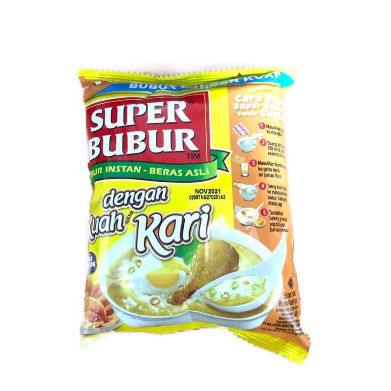 

SUPER BUBUR KUAH KARI 46GR