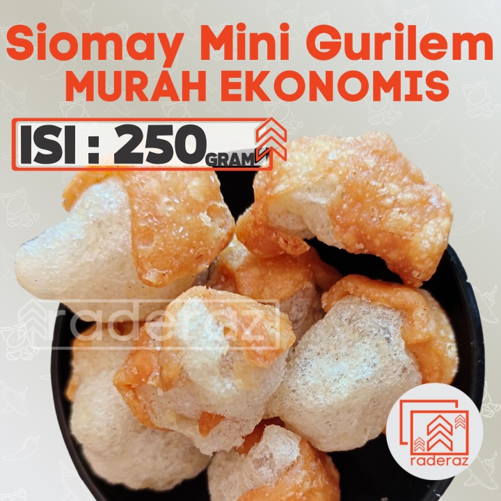 

siomay mini GURILEM EKONOMIS 250gram Toping Baso Aci Cuanki Seblak by RADERAZ (bisa GROSIR bisa COD)