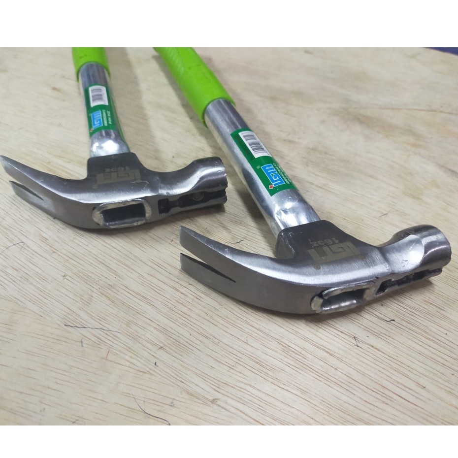 PALU KAMBING GAGANG BESI 8 OZ /12 OZ /16 OZ MAGNET- GAGANG FIBER CLAW HAMMER IGM