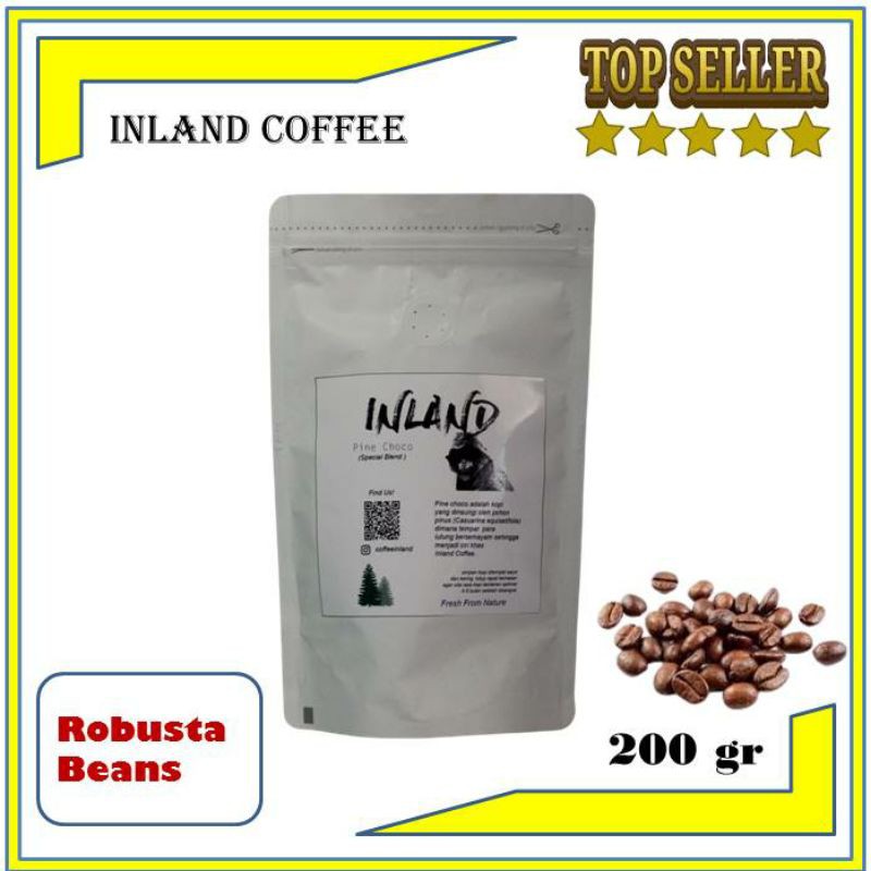 

Kopi beans Robusta 200gr beans coffee inland