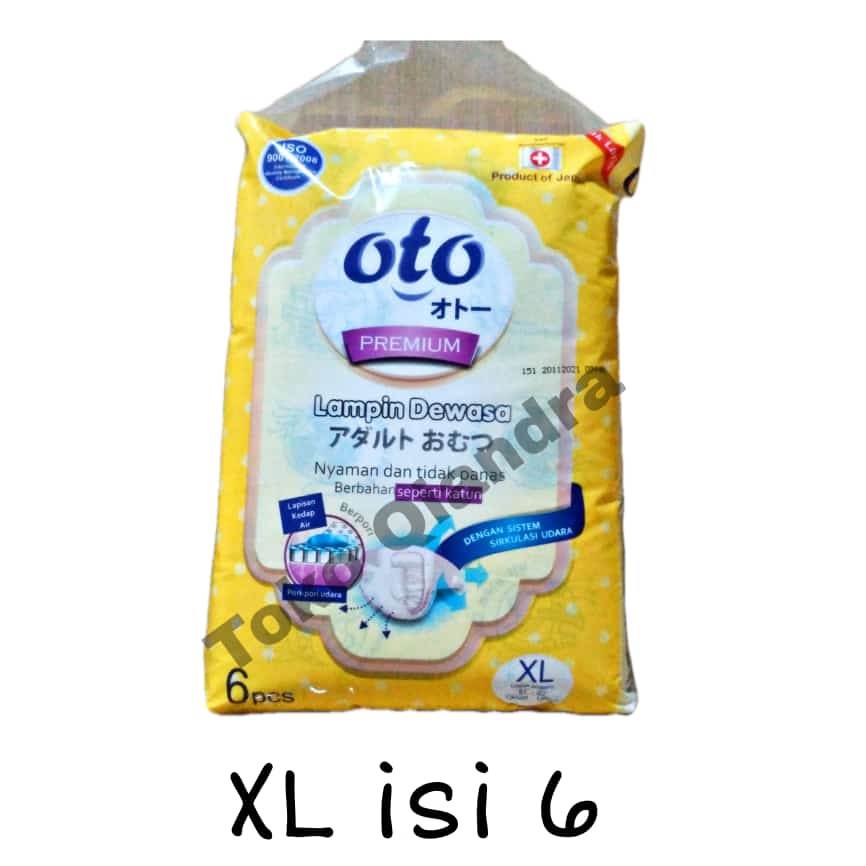 OTO PREMIUM ADULT DIAPERS POPOK DEWASA PEREKAT PREMIUM M, L &amp; XL (DAYA SERAP TINGGI)