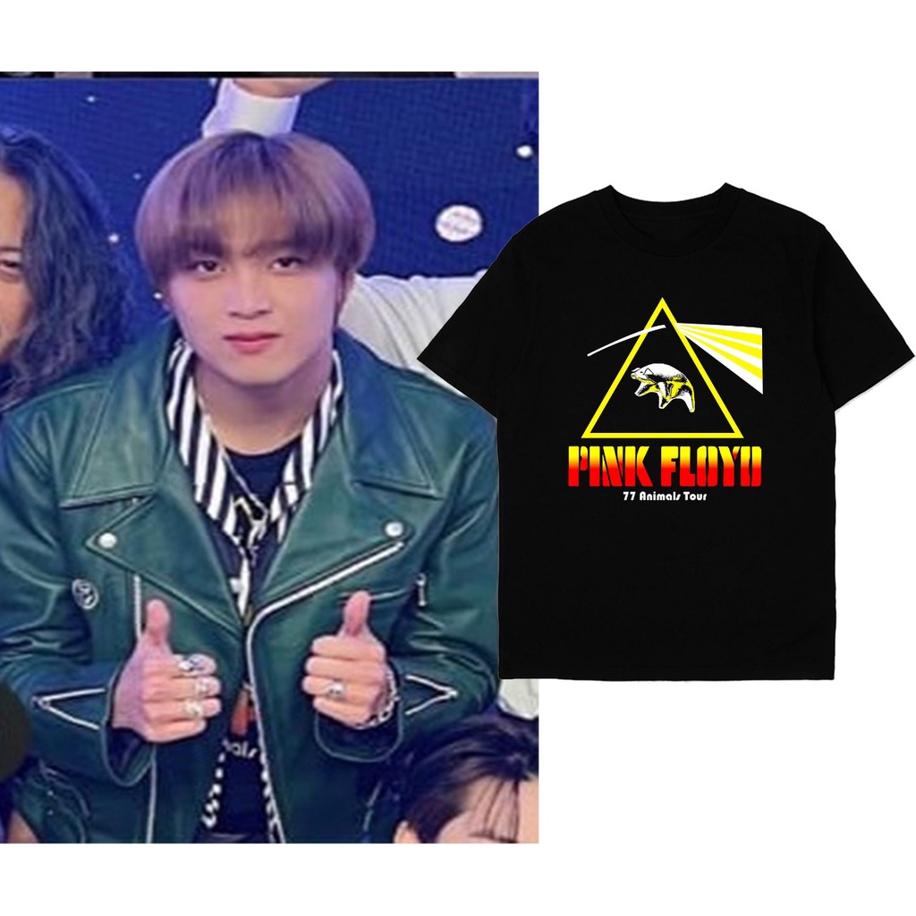 Kaos nct haechan pink Floyd